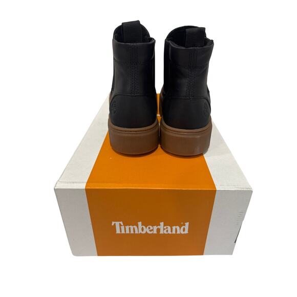 Timberland Laurel Court Mid Pull-On Women's Black Full Grain Sneaker - Size: 7.5 - Picture 5 of 9